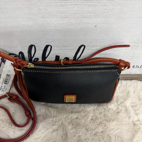 Dooney & Bourke Pebble Grain Black Leather Lexi Crossbody Bag New - Picture 3 of 15
